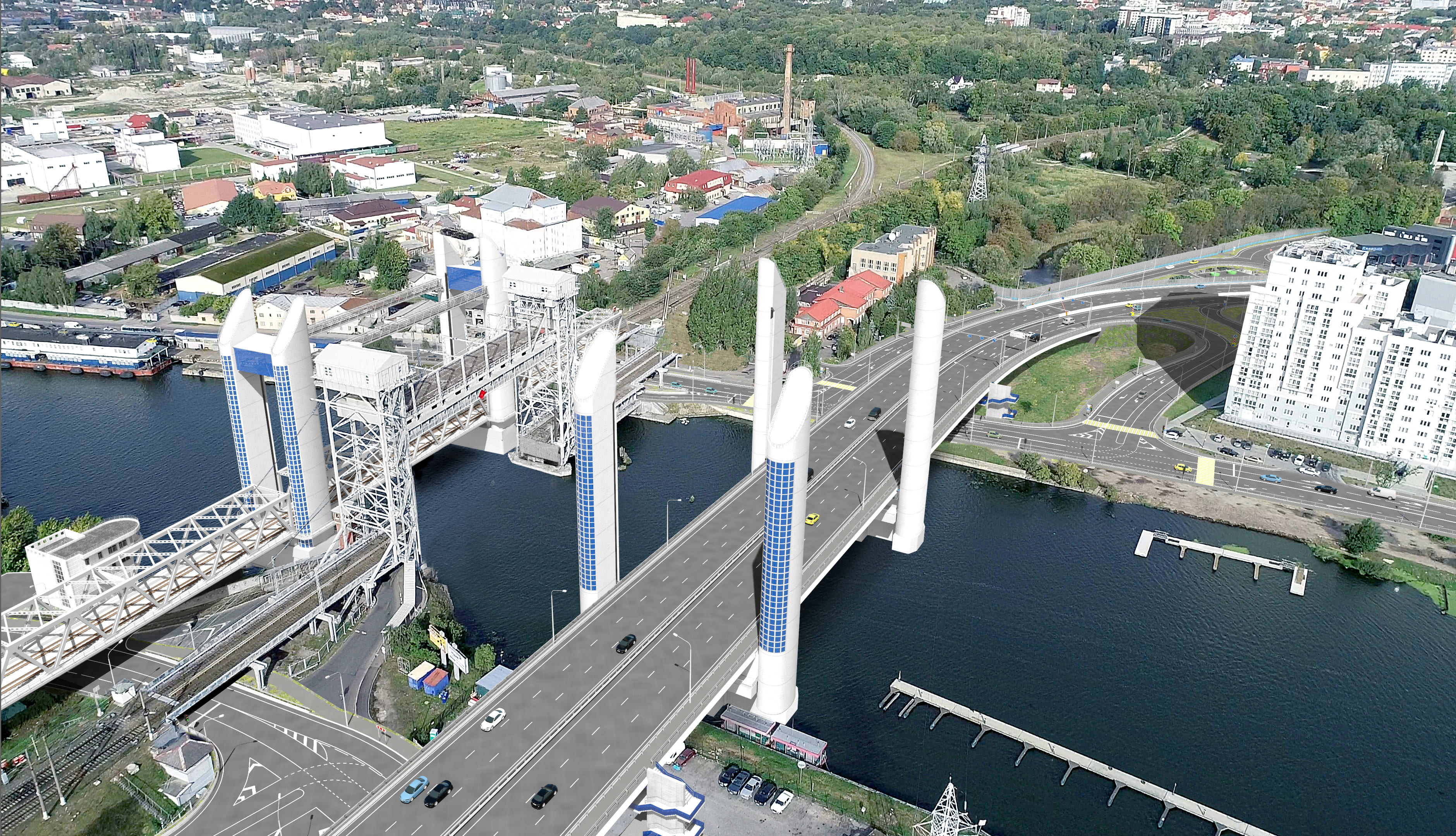Мост через Преголю: 1,5 млрд от правительства на разводной автомост